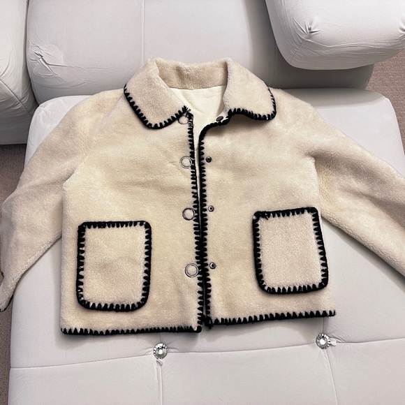 Double wear wool and leather jacket from Macy McCoy - Picture 2 of 5